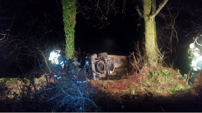 Accidente en Tordoia