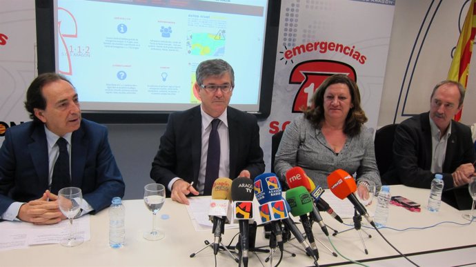 Balance de la actividad del 112 en 2016 en Aragón