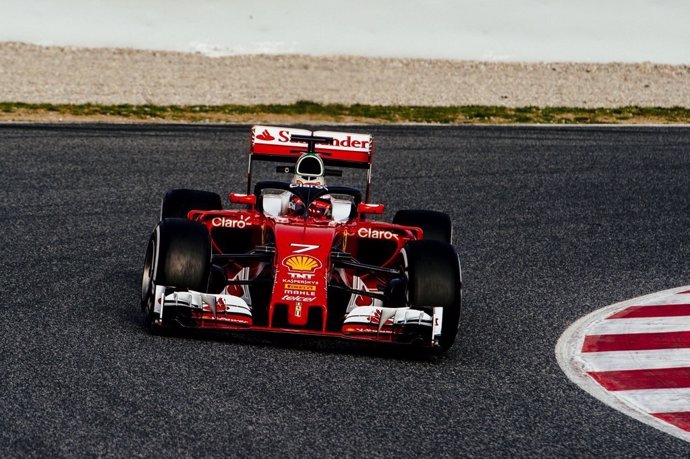 Kimi Raikkonen prueba el 'Halo'