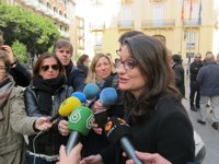 Gürtel.- Oltra dice que la financiación ilegal del PP ya no es "presunta" y que Rajoy se aprovechó de la corrupción