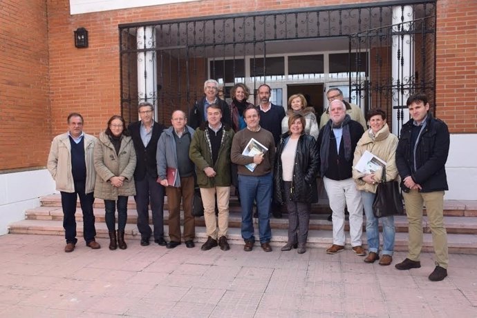 Reunión del consejo del Geoparque en Logrosán (Cáceres)