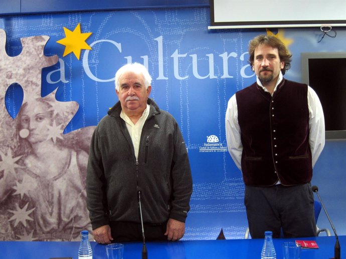 Víctor Moro y Álvaro Lozano en la presentación de          