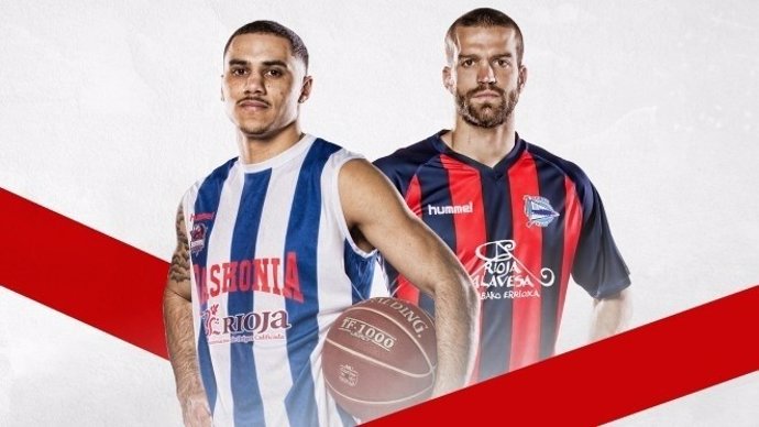 Baskonia y Alavés intercambian sus camisetas