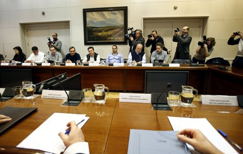 Reunión en el Ministerio de Fomento con los sindicatos de estibadores
