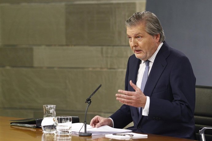 Roda de premsa d'Iñigo Méndez de Vigo després del Consell de Ministres