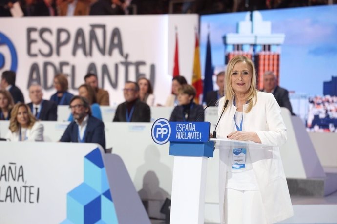 Cristina Cifuentes en el Congreso Nacional del PP