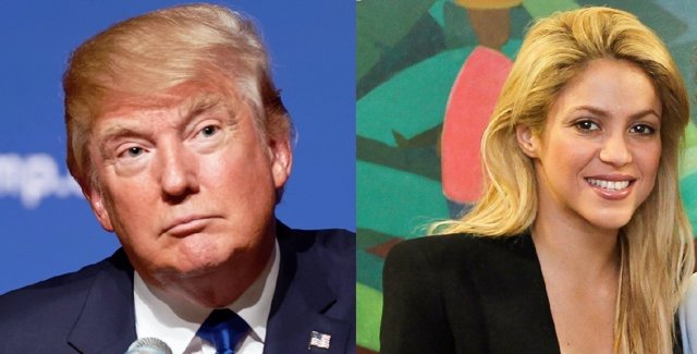 Shakira y Trump