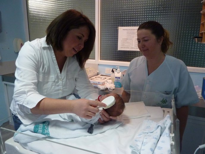 Neonato del Hospital Juan Ramón Jiménez de Huelva.