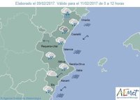 El fin de semana arranca con nubes en toda la Comunitat y riesgo de lluvias