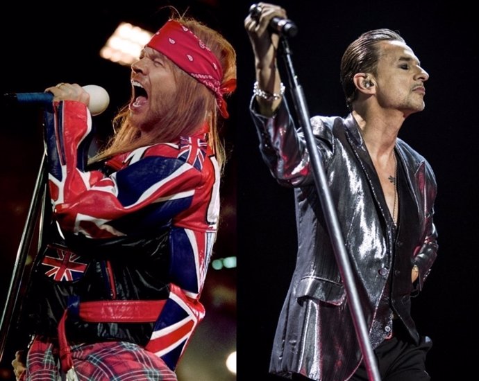 AXL ROSE Y DAVE GAHAN