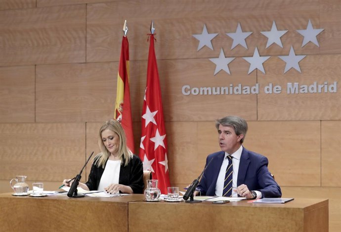 Cristina Cifuentes y Ángel Garrido