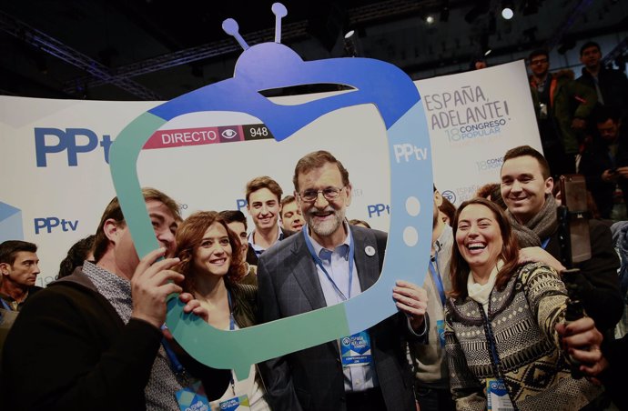 Mariano Rajoy, en el XVIII Congreso Nacional del PP