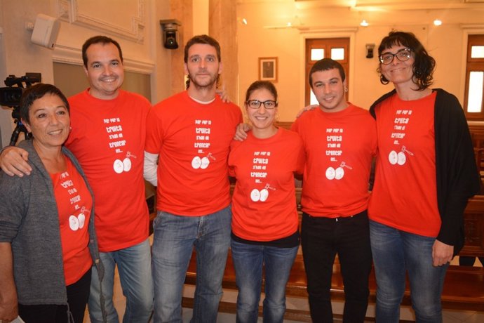Regidors de la CUP a Reus, Marta Llorens, Edgar Fernàndez.