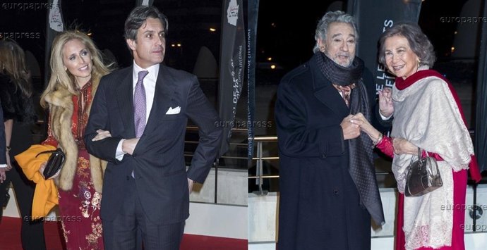 REINA SOFÍA Y PIA GETTY