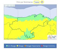 Cantabria, en riesgo por viento este domingo