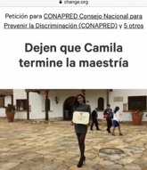 Foto: Joven colombiana denuncia haber sido expulsada de una universidad mexicana por ser transexual