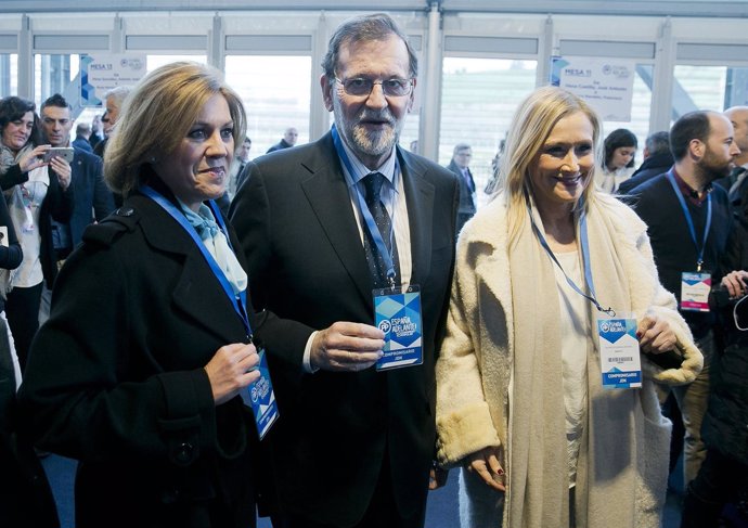 Cospedal, Rajoy y Cifuentes en el Congreso Nacional del PP