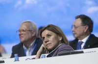 Cospedal insta al PP a recuperar el voto perdido porque no se puede confiar en el apoyo de PSOE ni de Cs