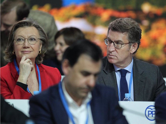 Alberto Nuñez Feijóo en el XVIII Congreso Nacional del PP