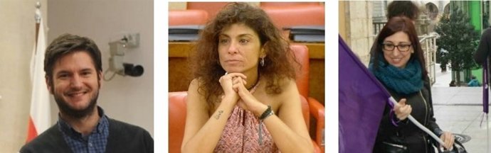 Alberto Gavín, Rosa Alonso y Marta Holgado