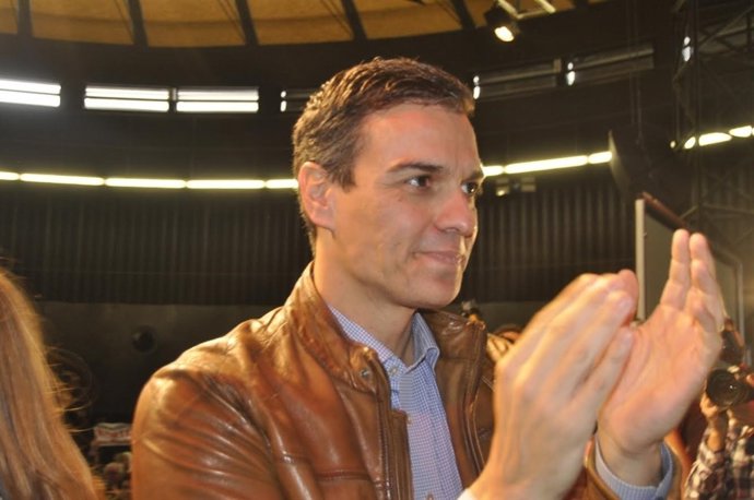 Pedro Sánchez, en l'acte d'aquest dissabte