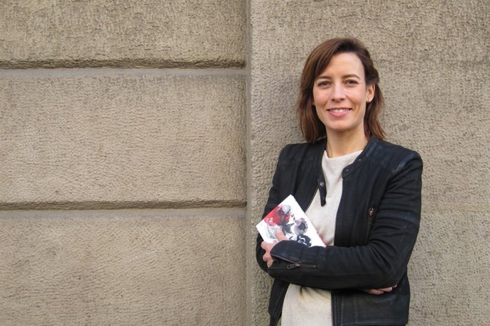 La poeta María Leach 