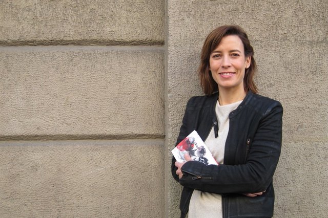 La poeta María Leach 