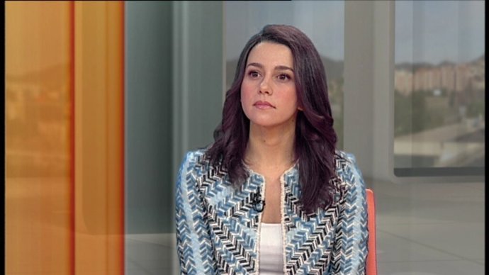 Inés Arrimadas (Cs) en el plató del 324