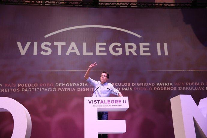 Pablo Iglesias en Vistalegre II