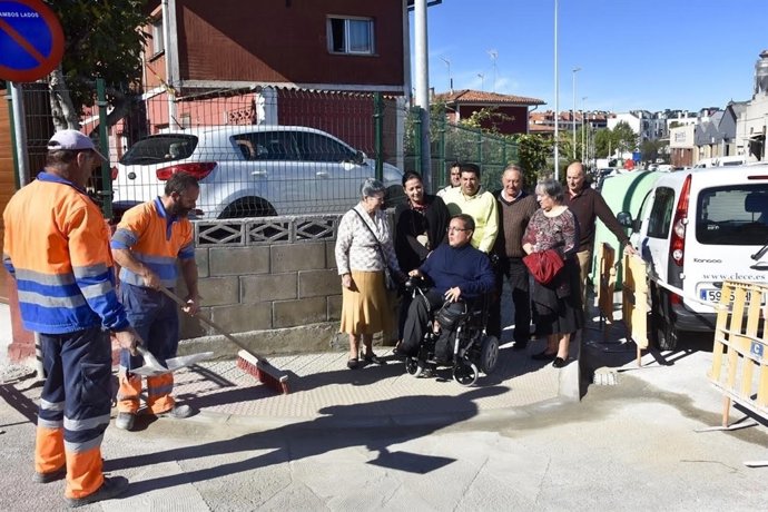 Obras de mejora de la accesibilidad en Santander