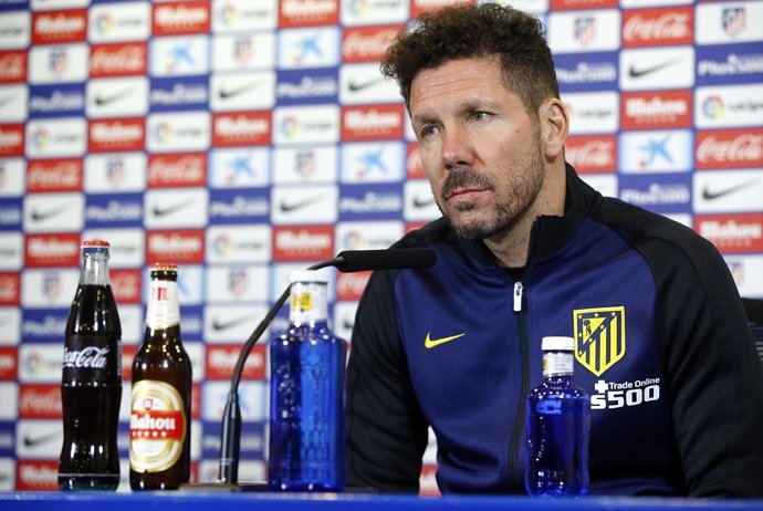 Diego Pablo Simeone, entrenador del Atlético de Madrid