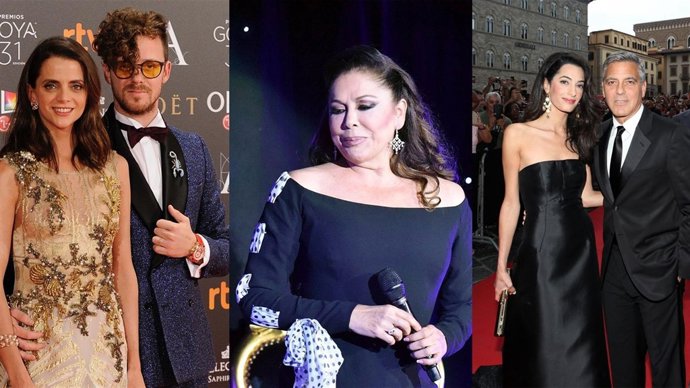 Macarena y aldo comas, isabel pantoja, alma y george clooney