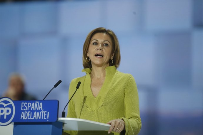 Maria Dolores de Cospedal durant el Congrés del PP