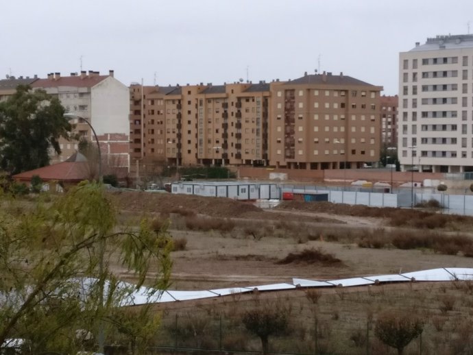 Fuertes vientos en Logroño