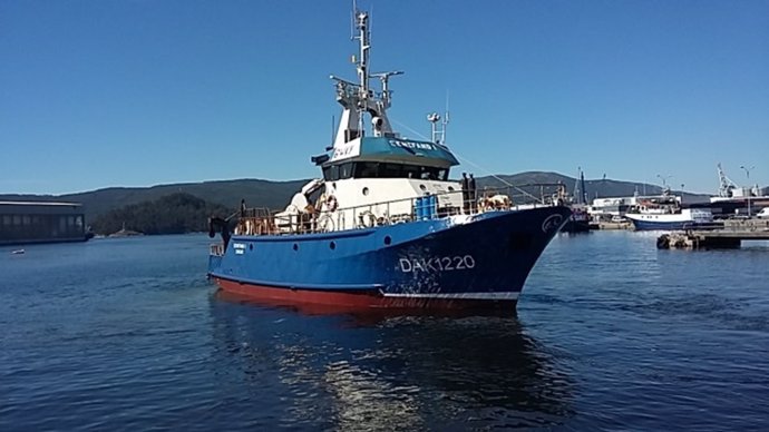 El pesquero Senefand 1, hundido en aguas de Senegal