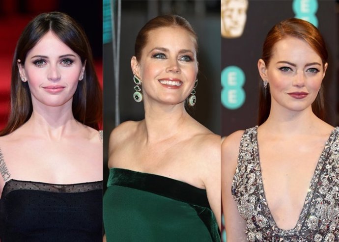 Felicity Jones, Amy Adams y Emma Stone/ Getty y Cordon Press