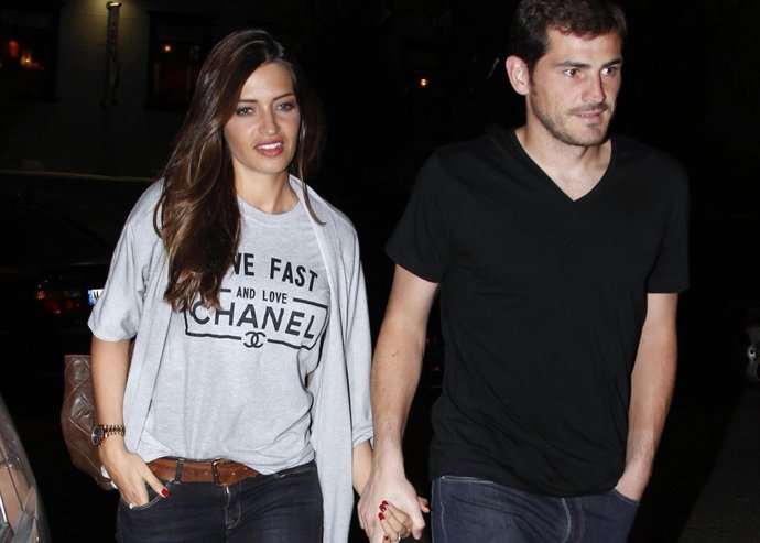 Sara Carbonero e Iker Casillas, de cena romántica./ Europa Press