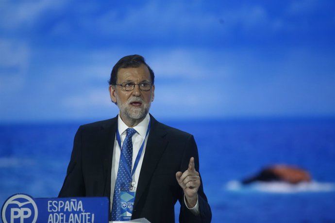 Mariano Rajoy en el Congreso del PP