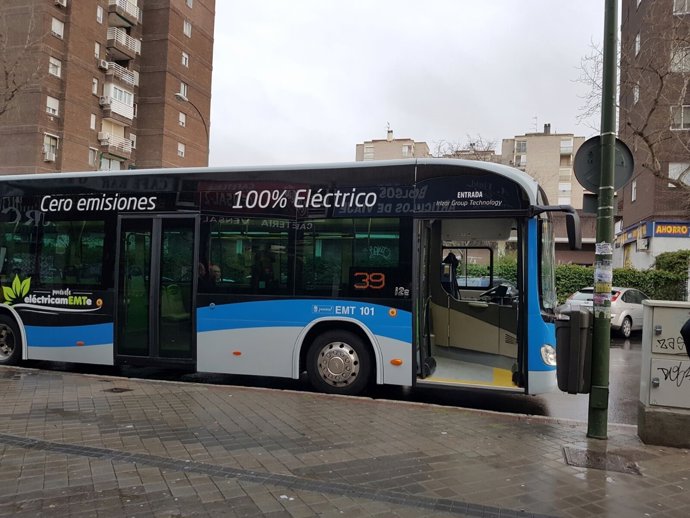 Autobús de la EMT eléctrico