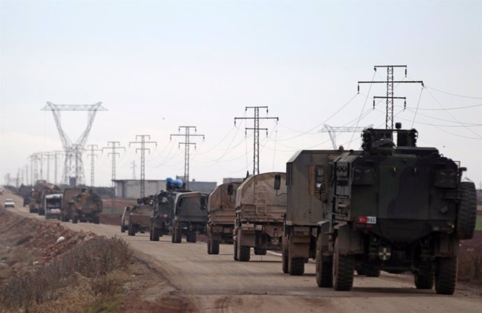 Vehículos militares de Turquía en Siria