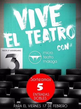 Tercer aniversario de Microteatro Málaga 