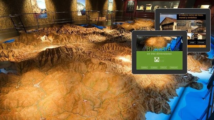 Maqueta en el Museo Vasco