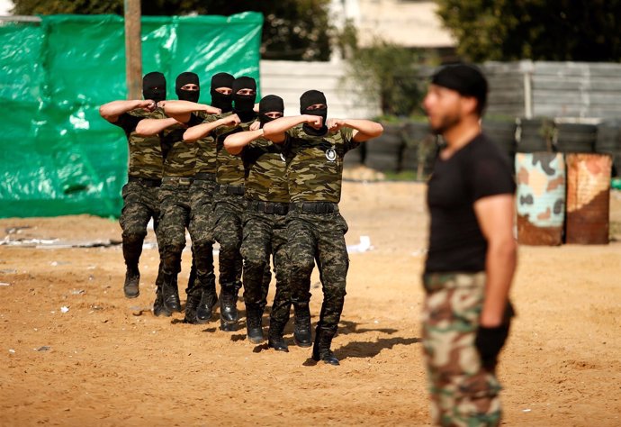 Fuerzas de Hamás en Gaza