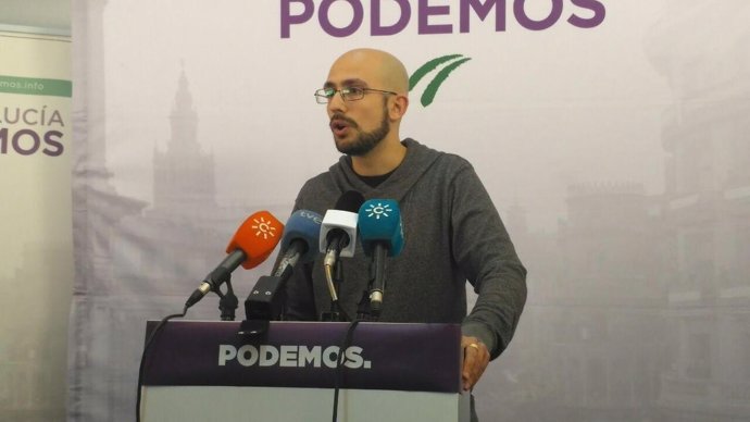 Secretario de Comunicación de Podemos Andalucía, Pablo Pérez Ganfornina