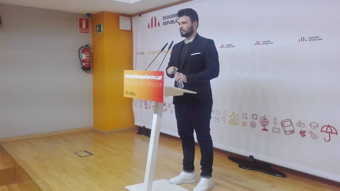 El diputado de ERC en el Congreso Gabriel Rufián