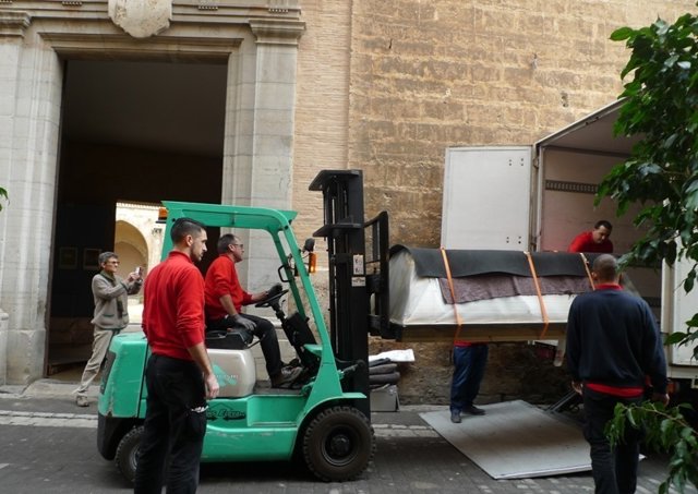 Traslado del mausoleo de Blasco Ibáñez