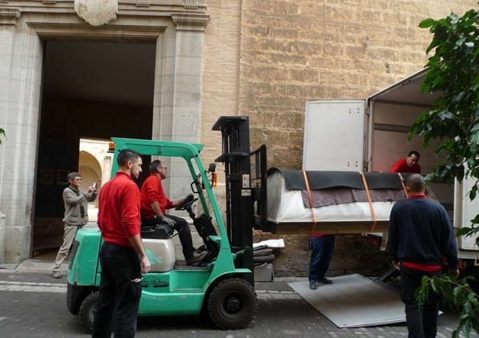 Traslado del mausoleo de Blasco Ibáñez