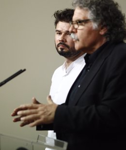 Joan Tardà y Gabriel Rufián, diputados de Esquerra 