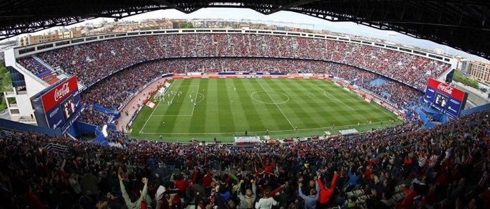 Estadi Vicente Calderón en l'Atlètic de Madrid - Cèltic