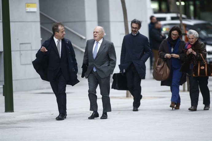 Jordi Pujol i Marta Ferrusola arriben a l'Audiència Nacional